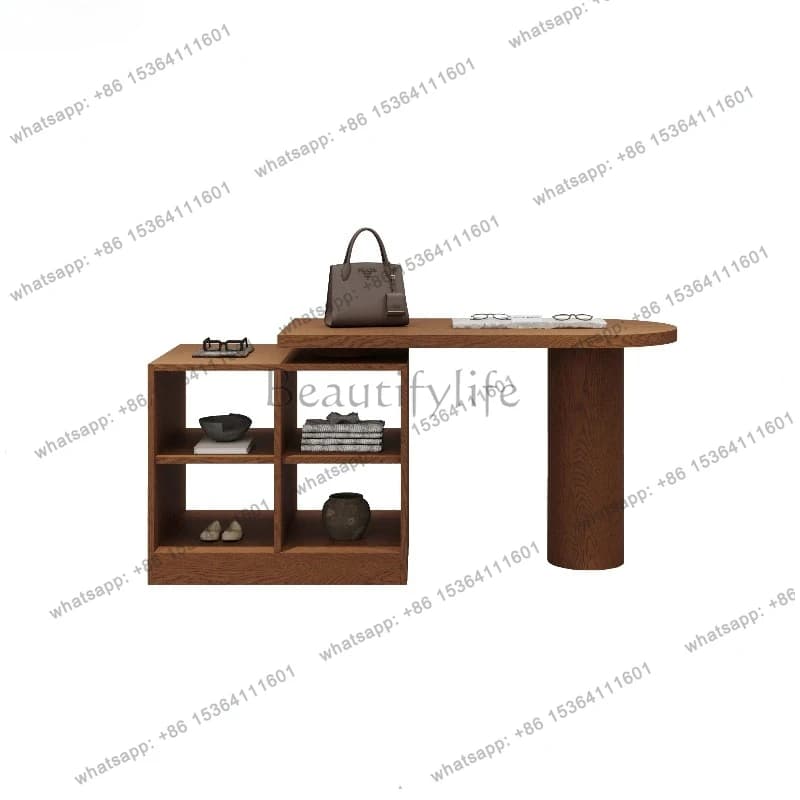Tavolo per negozio di abbigliamento Nakajima, tavolo con acqua corrente, espositore, tavolo portaoggetti, tavolo semplice per scarpe, borse e gioielli