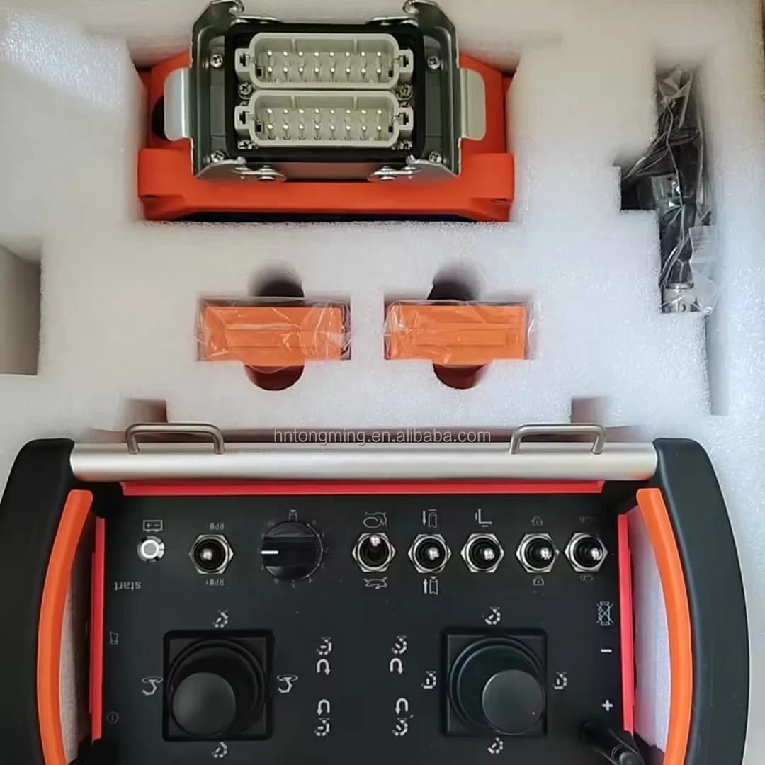 Telecomando Wireless Personalizzato HBC735 per Parti di Camion Pompa Putzmeister, Assemblaggi con Due Maniglie per Macchinari Edili
