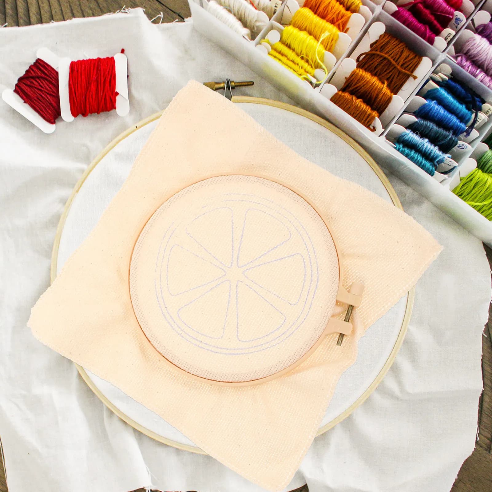 1Set Punch Needle Coaster Kit Fun Lemon Theme Friendly DIY Embroidery Coaster Making Set for Childrens Day Valentine Father