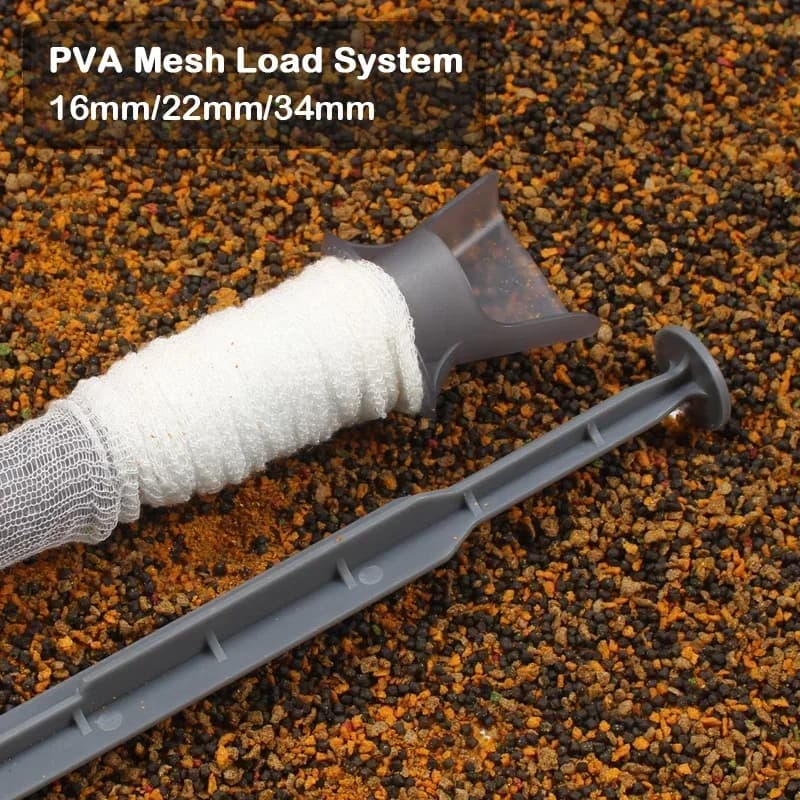 1pc Wrap Fishing PVA Knife Loading System Net Hose Fishing Footage Feeder Exhaust Wearing Diameter 16mm/22mm/34mm For Carp Fishing Equipment