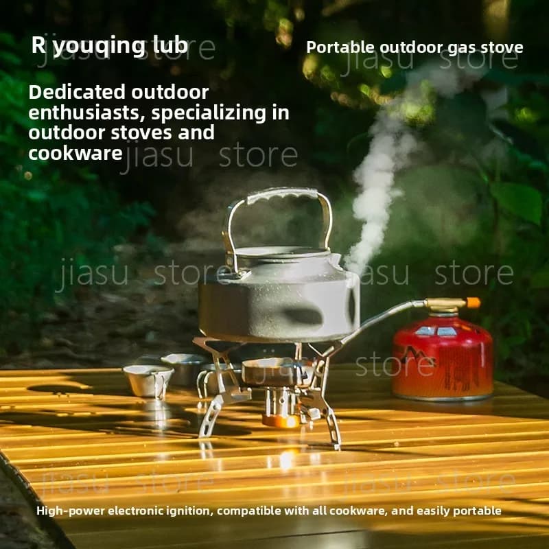 Outdoor camping, picnicking, pot stove, boiling water stove, portable cookware, gas stove, card stove