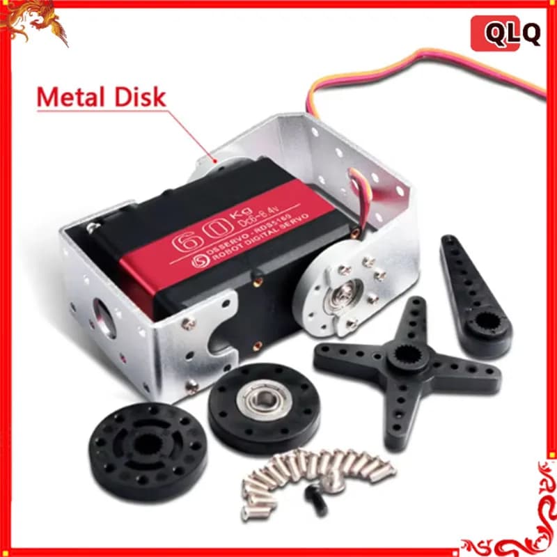 1 pz Servo 60 kg Robot a coppia elevata Servo Rds5160 Rds5180 Rds51150 Ssg Per Robot Fai Da Te Servo Digitale Arduino Servo Grande Servo