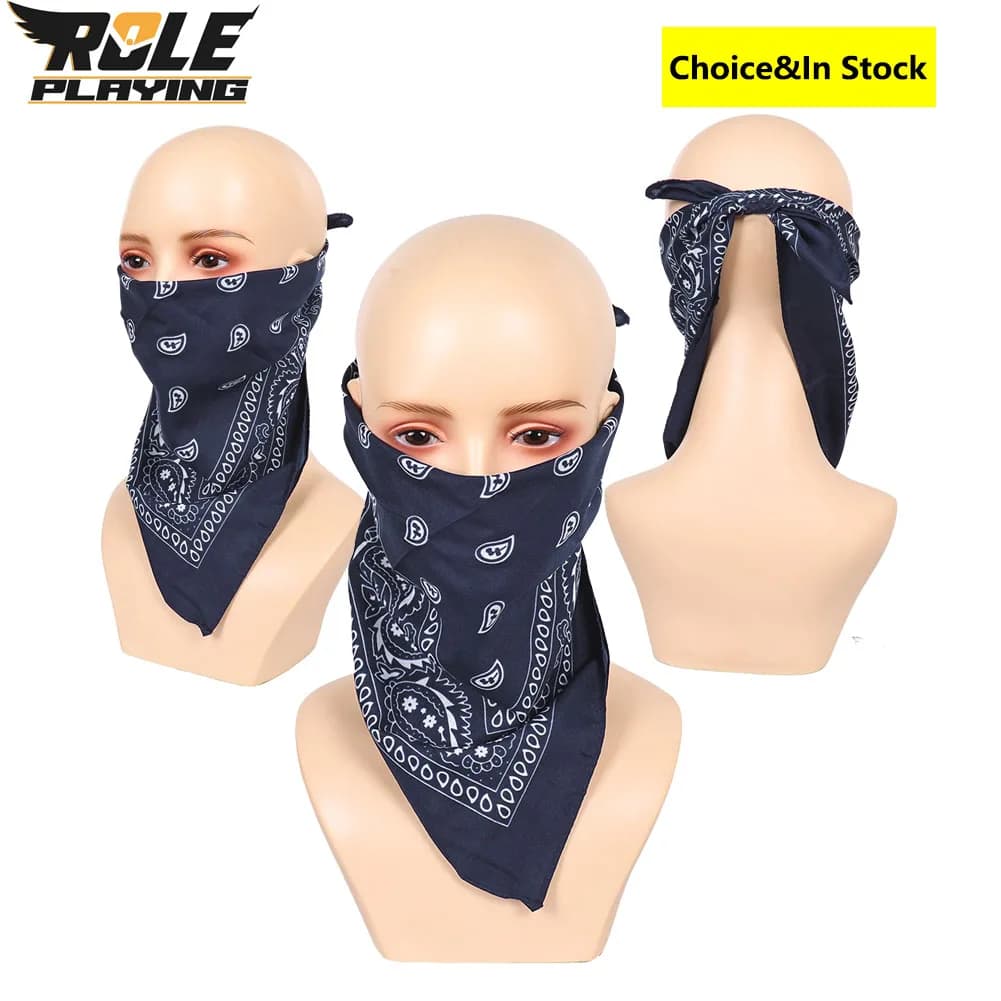 Eleven Scarf for Cosplay, Accessories Costume Fantasy Blue Women's Square, Prop TV Odd Matter, Female Disfraz for Halloween and Carnival