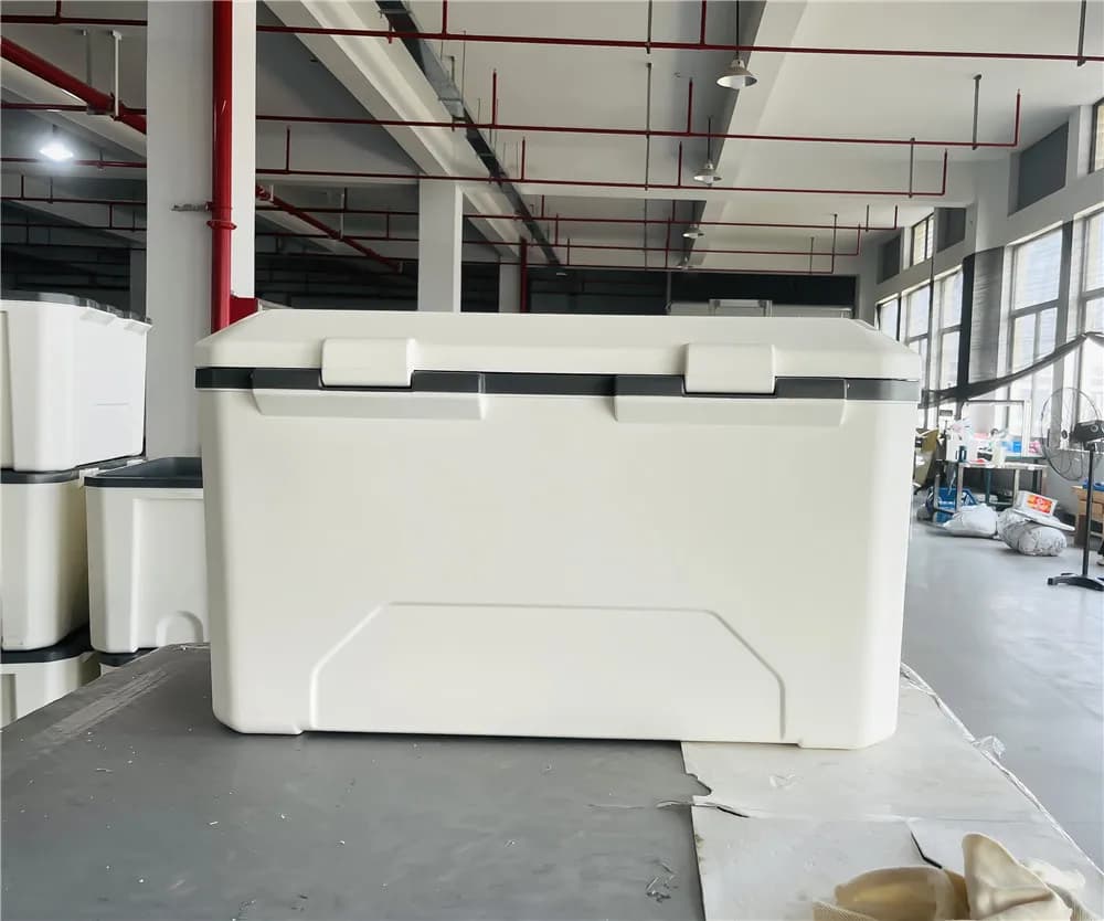 Customized Color Organic 120 Qt Jumbo Glacier Containers Large Volume Fishing Camping Refrigerator Box
