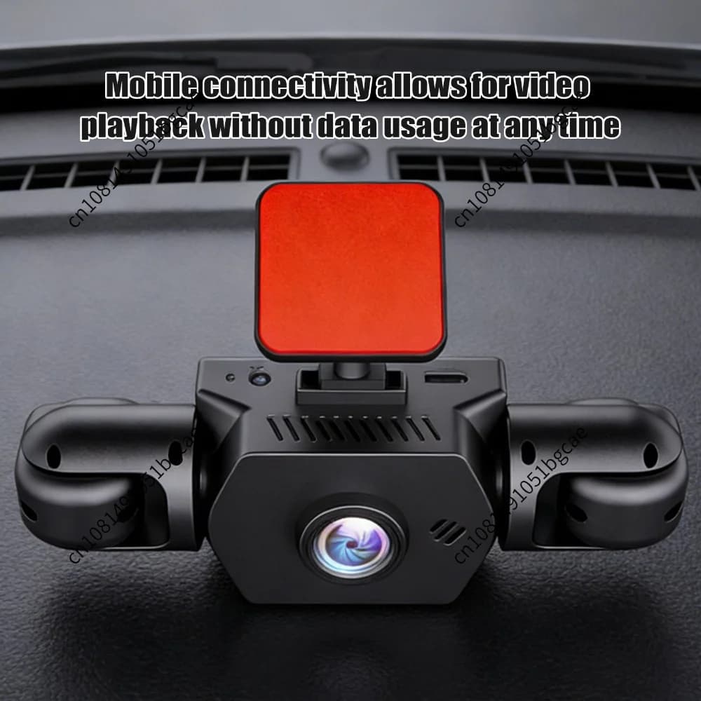 1080p Car Dash Camera 360 Degree Video Recorder 4-Channel Dash Wireless Cam with Night Vision Parking Monitor for Taxi & Truck
