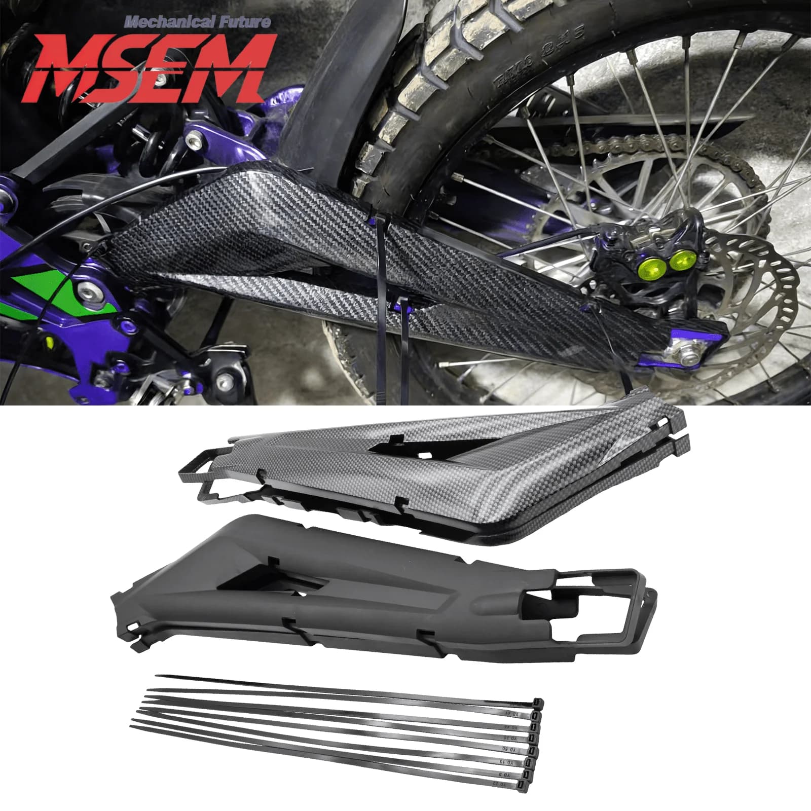 Protezione per Forcellone Posteriore Moto per Surron Sur-Ron Light Bee S X Segway X160 X260 Ricambi Moto Elettriche da Cross