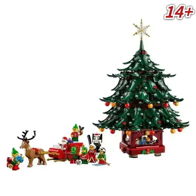 Nuovo Arrivo 41843 Mattoncini per l'Assemblaggio dell'Albero di Natale Disponibili, Modellino Decorativo, Regalo di Natale Premium e Ornamento Elegante per la Casa