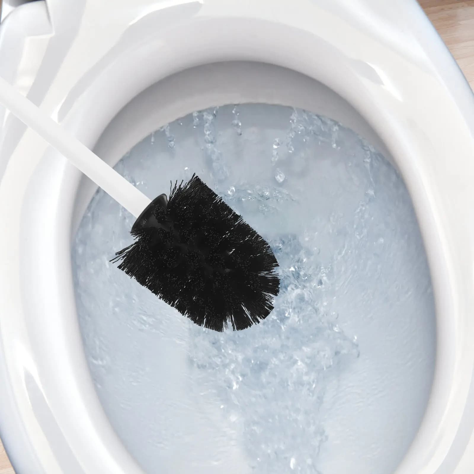 10 pezzi di ricambio per spazzole per WC, setole rigide e resistenti, design rotondo per una pulizia efficiente del WC e una pulizia profonda.