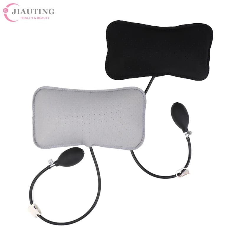Inflatable Lumbar Support Cushion Portable Neck Shoulder Posture Correct Massage Pillows Orthopedic Design For Back Pain Relief
