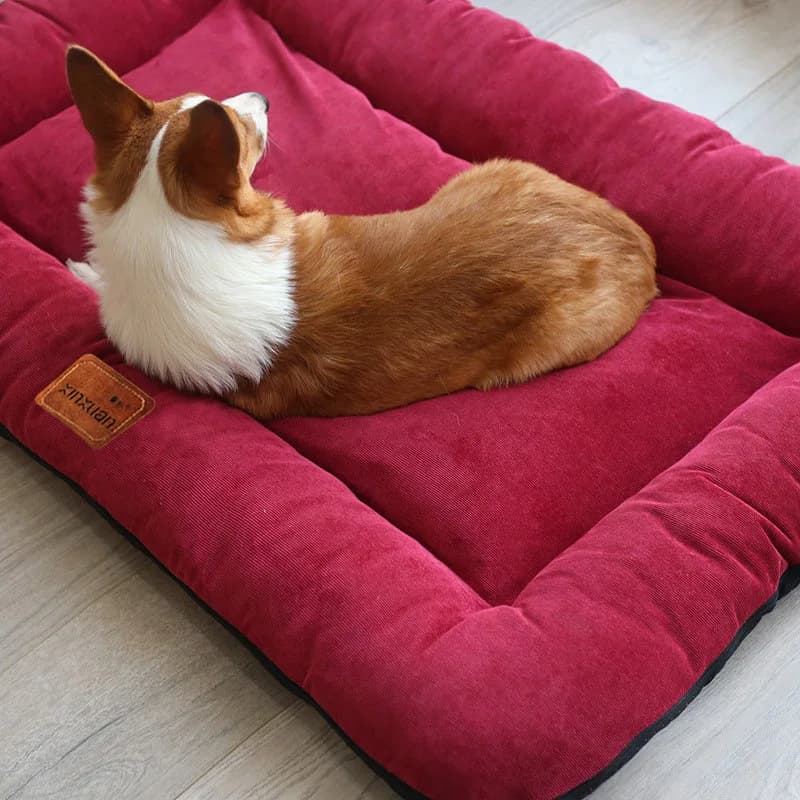 New Corduroy Warm and Comfortable Pet Mat Suitable for All Seasons Easy To Clean Breathable and Warm Dog Bed Mat Pet Supplies