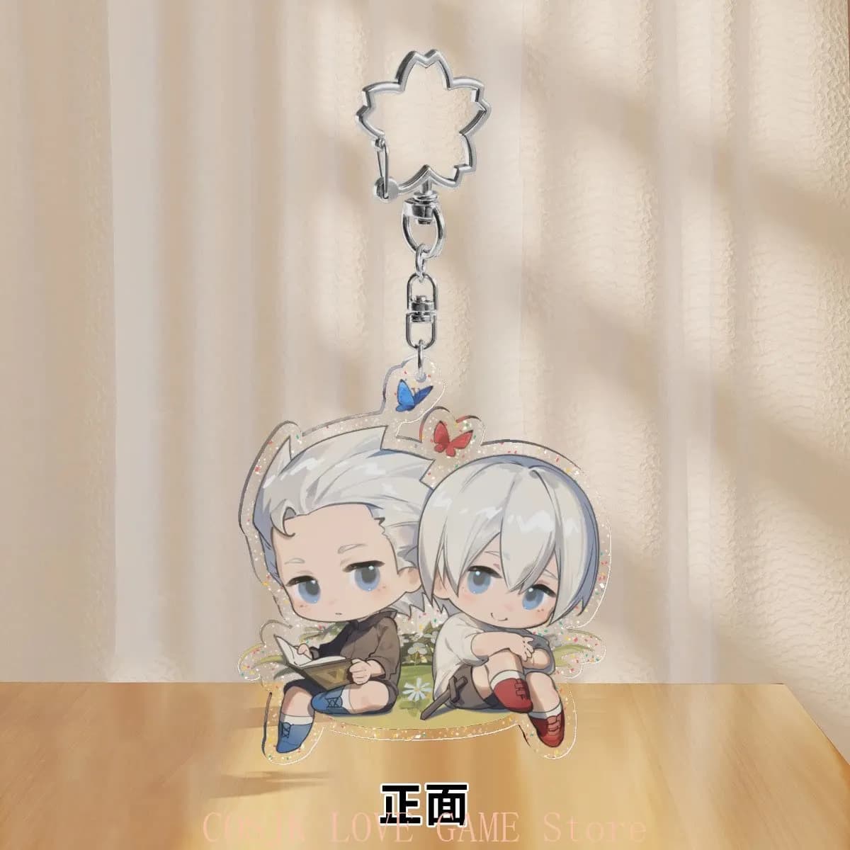 Anime Devil May Dante Vergil Cosplay - Supporto in acrilico, ciondolo, blocco note adesivo, decorazione, regalo di Halloween