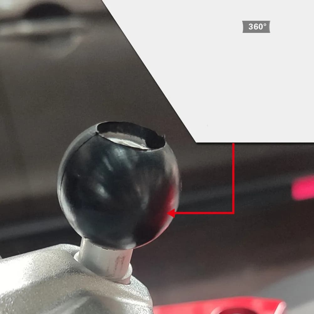 Supporto per Telefono con Testa a Sfera, Kit di Fissaggio con Vite M8, Adattatore di Ricambio per Supporto Telefono, Compatibile con Moto e Mountain Bike