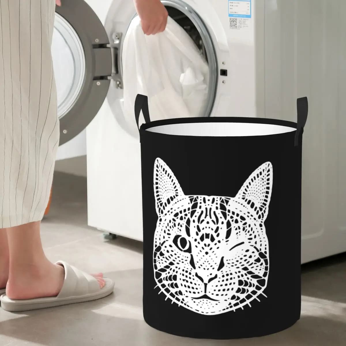 Lasagna Cat Shape Waist Bag, House Organizer