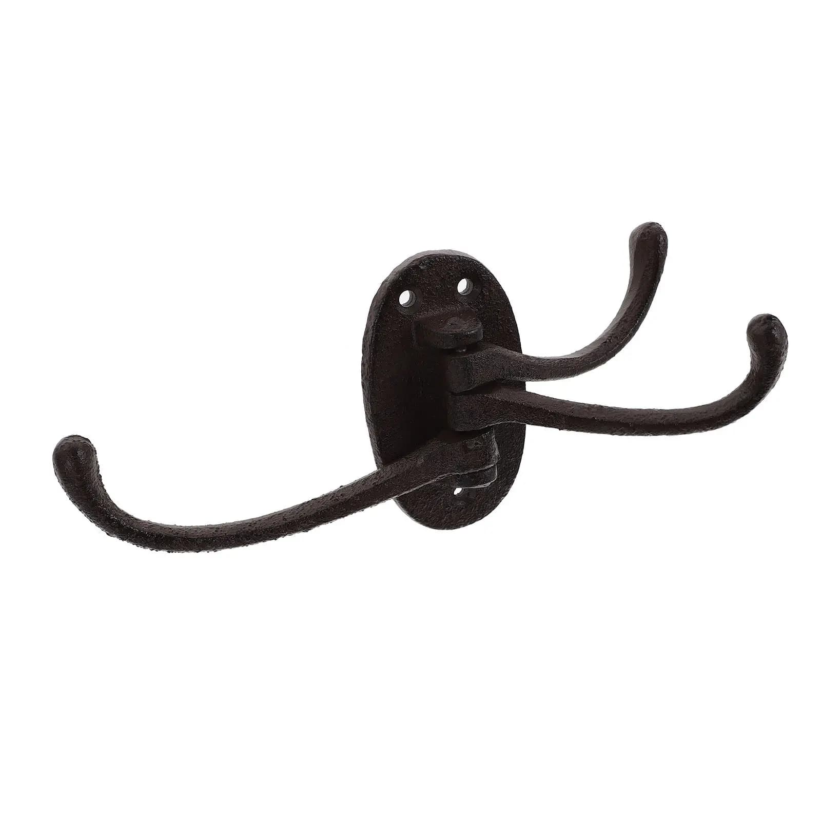 1Pcs Zinc Alloy Clothes Hook Retro Wall Hook Vintage Coat Hat Hanger Strong Bearing Capacity Wall Mounted Hooks