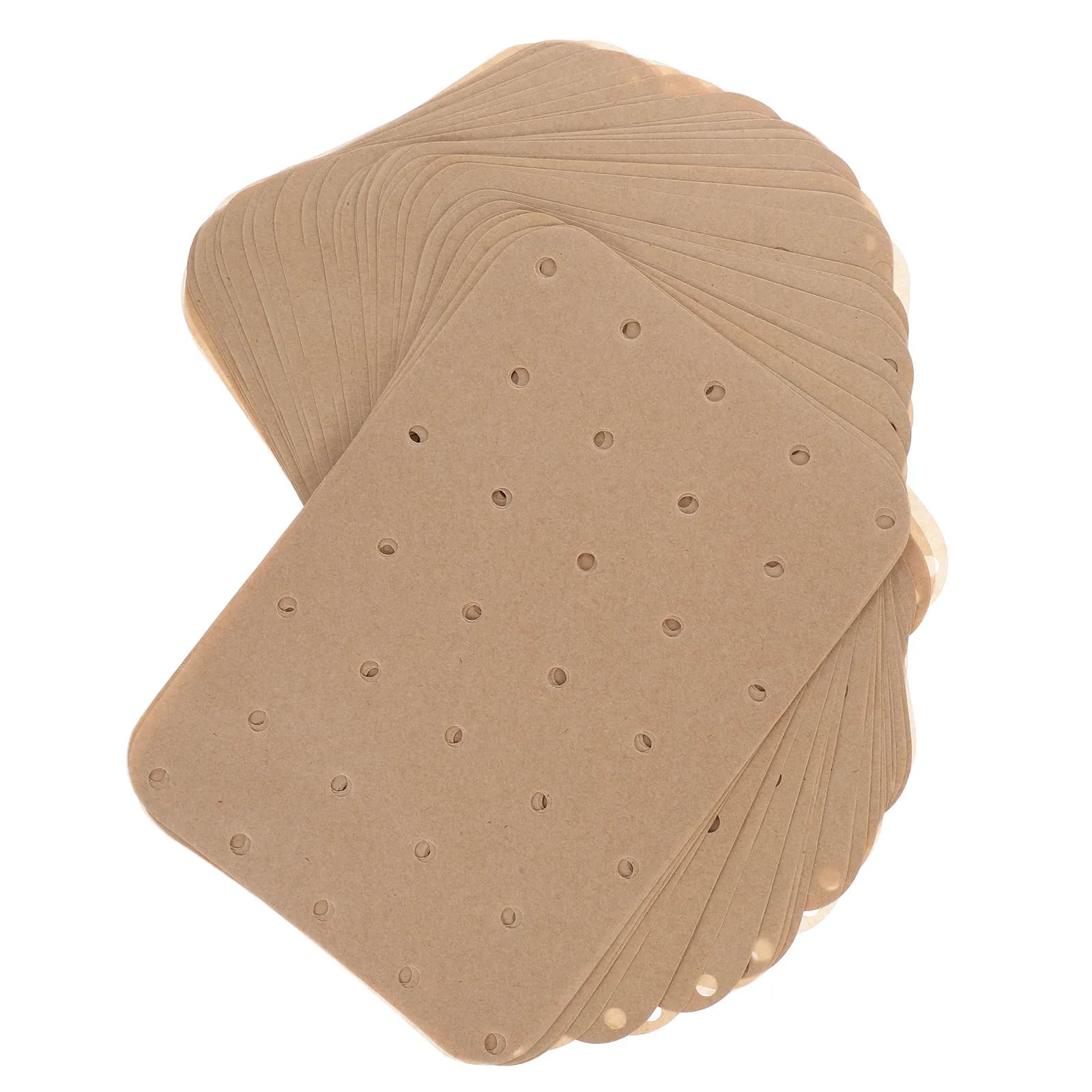 100Pcs Cooking Oil Absorbent Paper for Air Fryer Oven Bbq Nonstick Baking Parchment Sheets Smokefree Healthy Greaseproof Kitchen