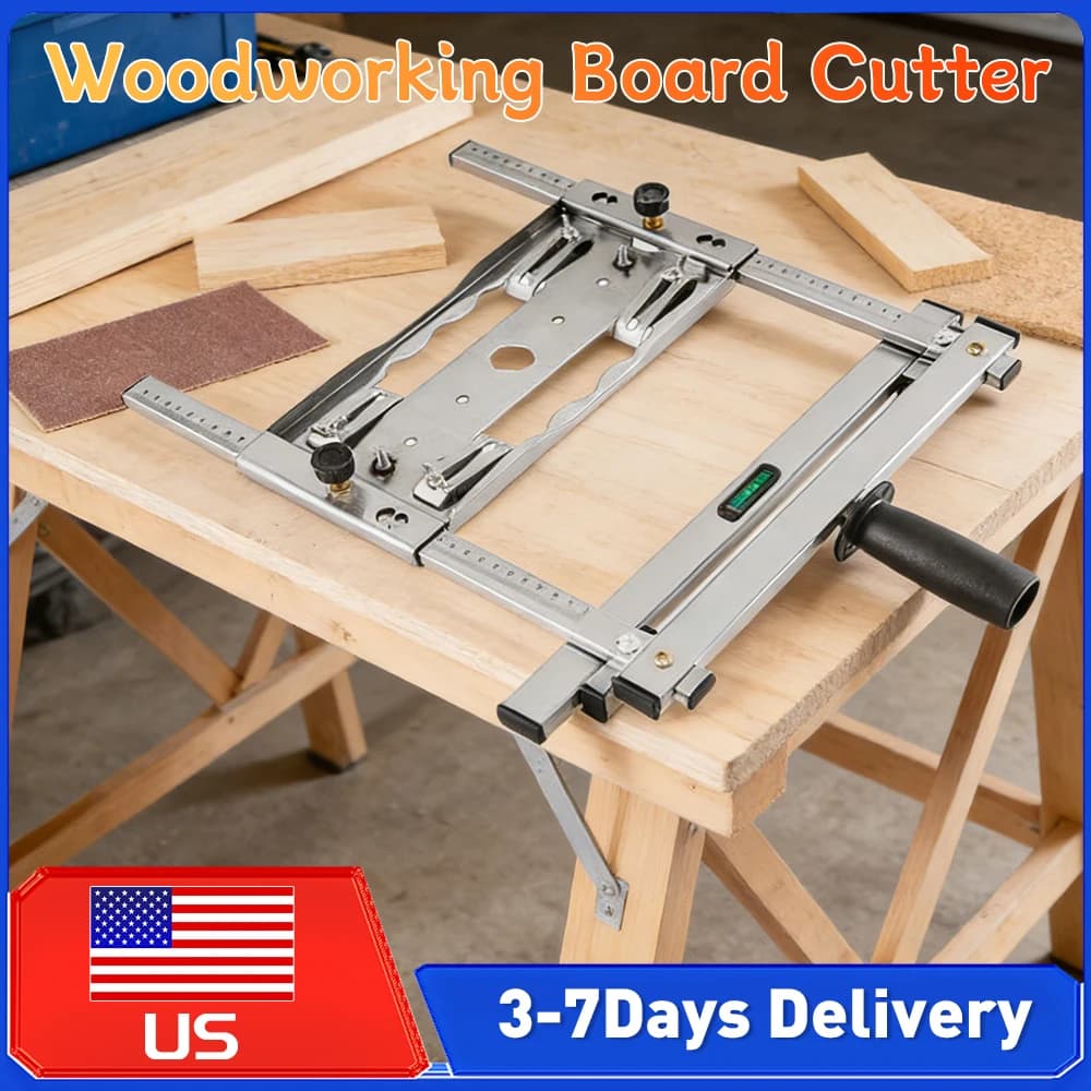 Wood Cutting Guide, Electric Circular Saw, Rapid Positioning Panel, Multifunction Tools for Milling Machine