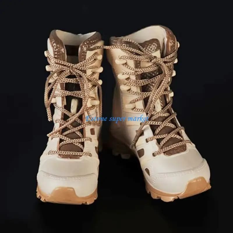 090B Scarpe da arrampicata realistiche in 1/6 Action Figure Boot per figure soldati che migliorano visualizzazione e