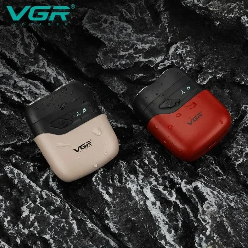 Men's Waterproof Portable Electric Razor, Fast USB Rechargeable Regulator and Washable for Home and Travel Use