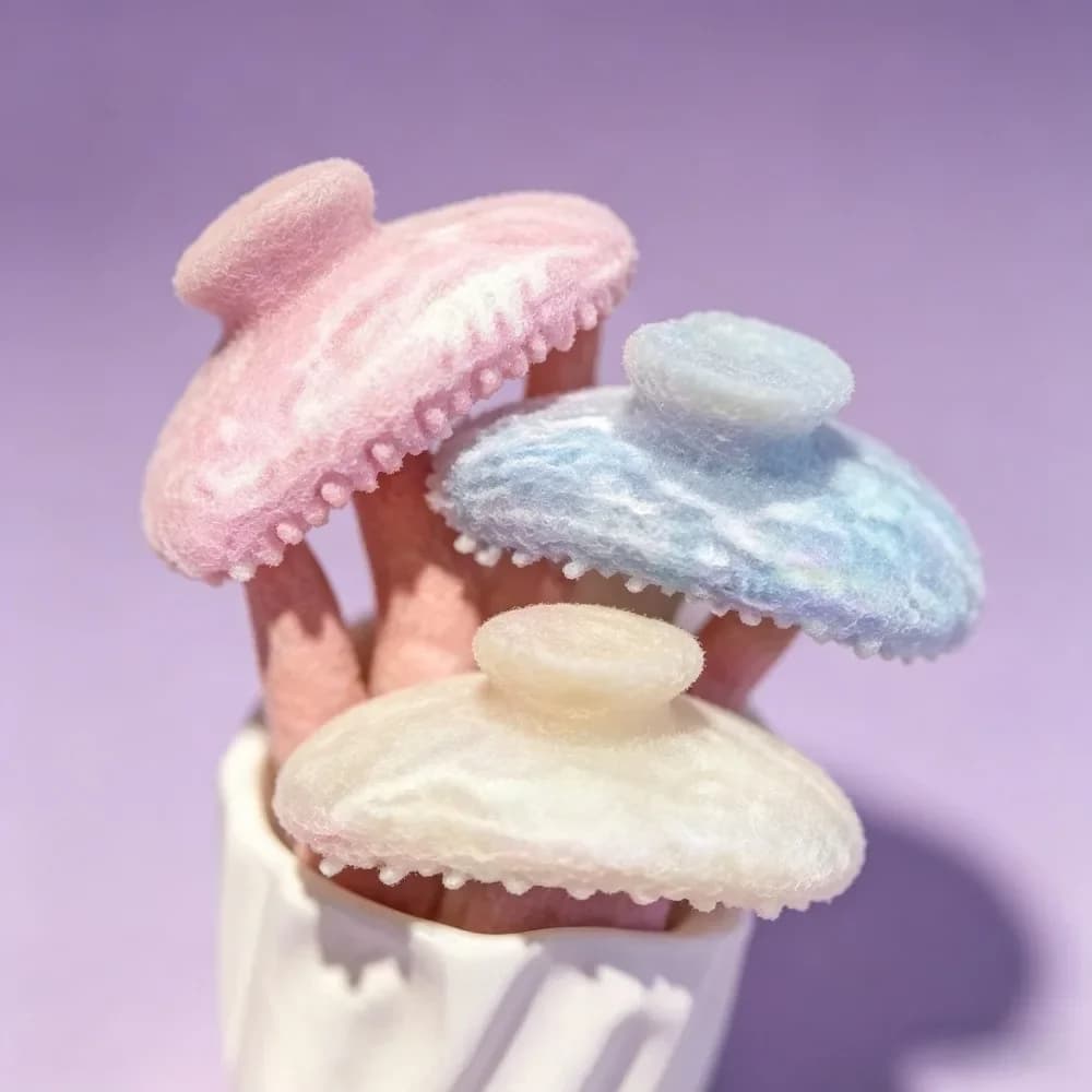 1 Pezzo Fermaglio per Capelli a Mezzaluna con Motivo Marmorizzato a Coda di Sirena, Elegante e di Alta Gamma, Multicolore con Effetto Illusione Cromatica