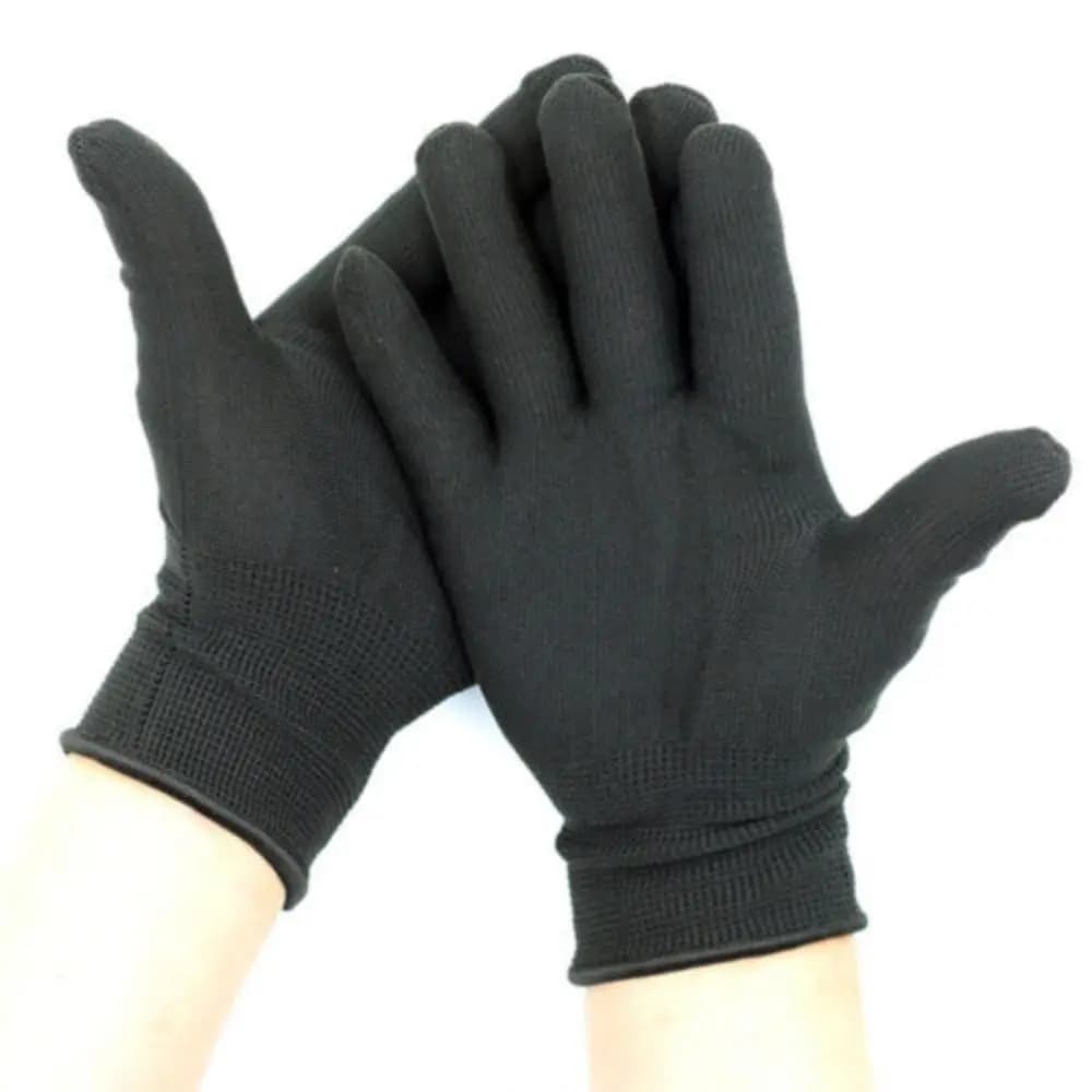 6 Pairs Black Gloves Hand Protection Dermatological Overnight Moisturising Eczema Work Gloves