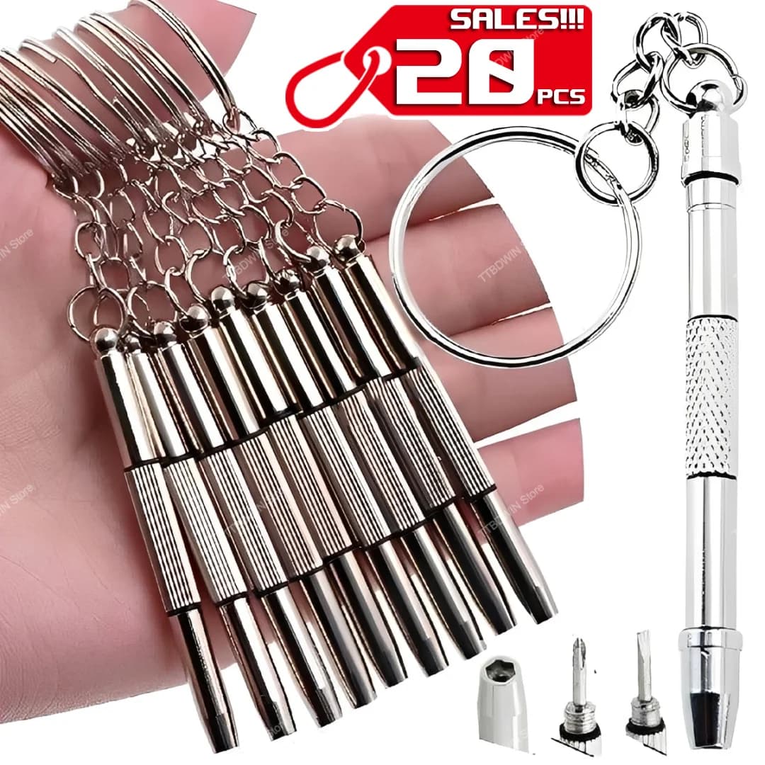 1~20Pcs Mini Hand Glasses Screwdrivers 3-in-1 Spectacle Repair Kits Multifunction Sunglass Watch Glasses Screwdriver
