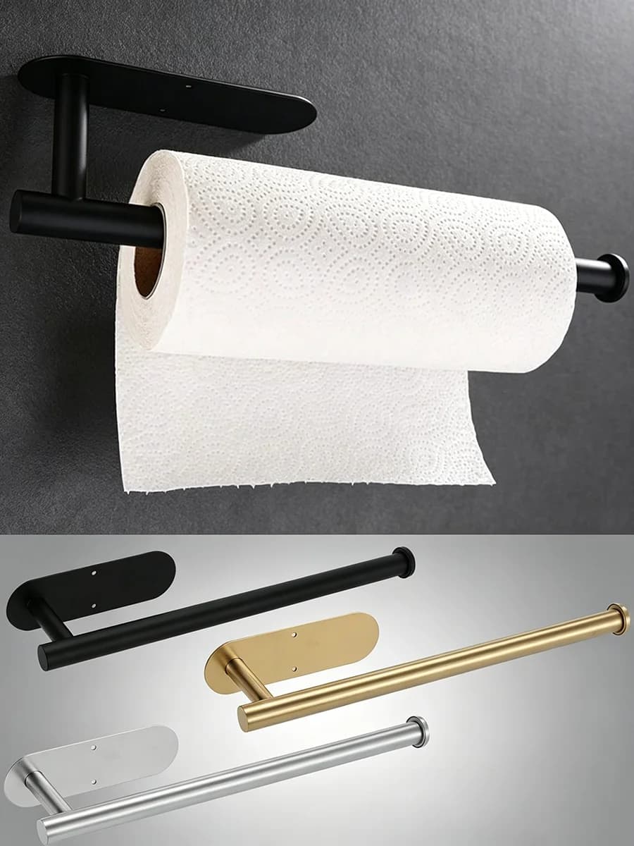 Extended bathroom holders, stainless steel handkerchief holder, WC sticker