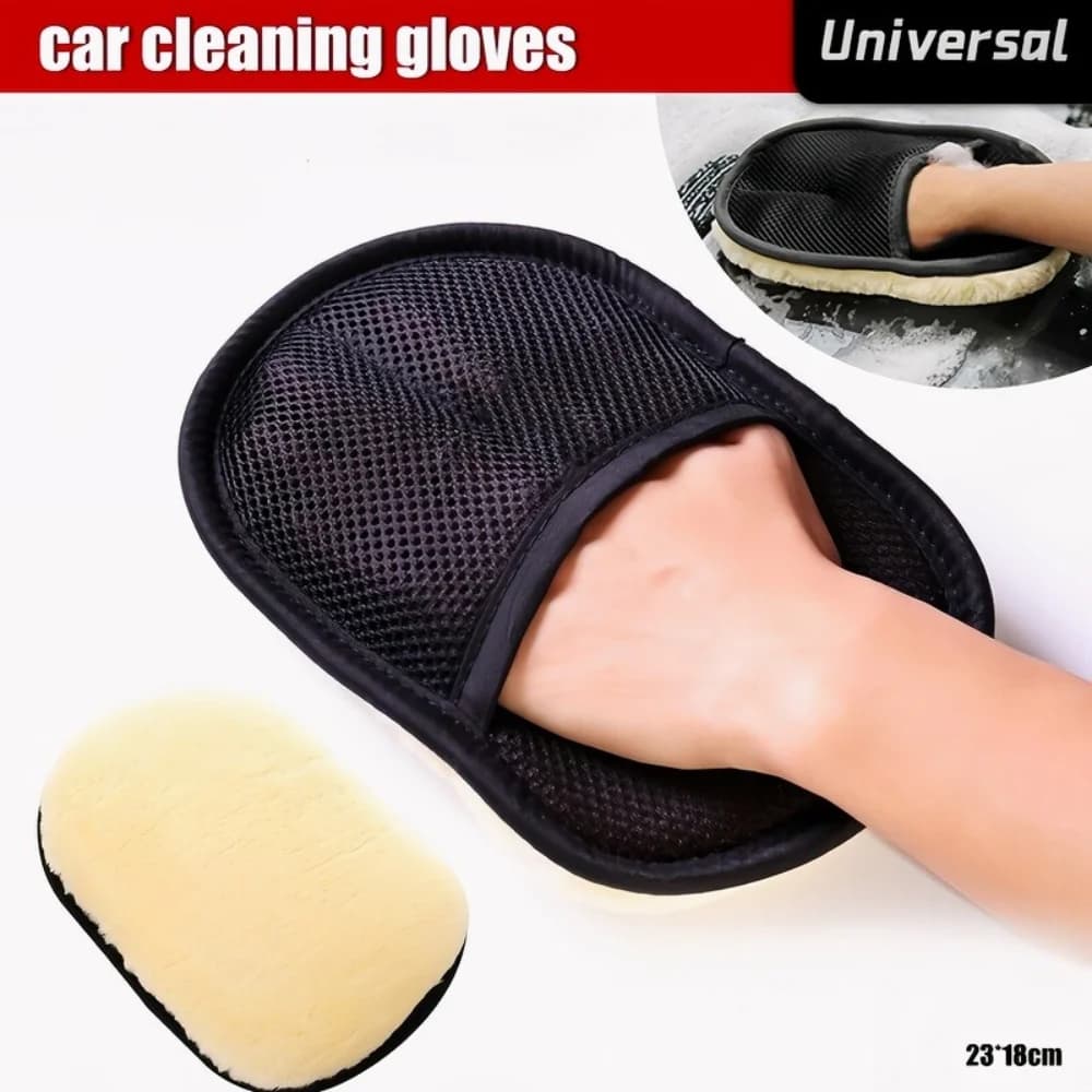 1PC Advanced Microfiber Wool Soft Universal Auto Car Washing Glove Car Cleaning glove Motorcycle Washer Care Paint Wash Products