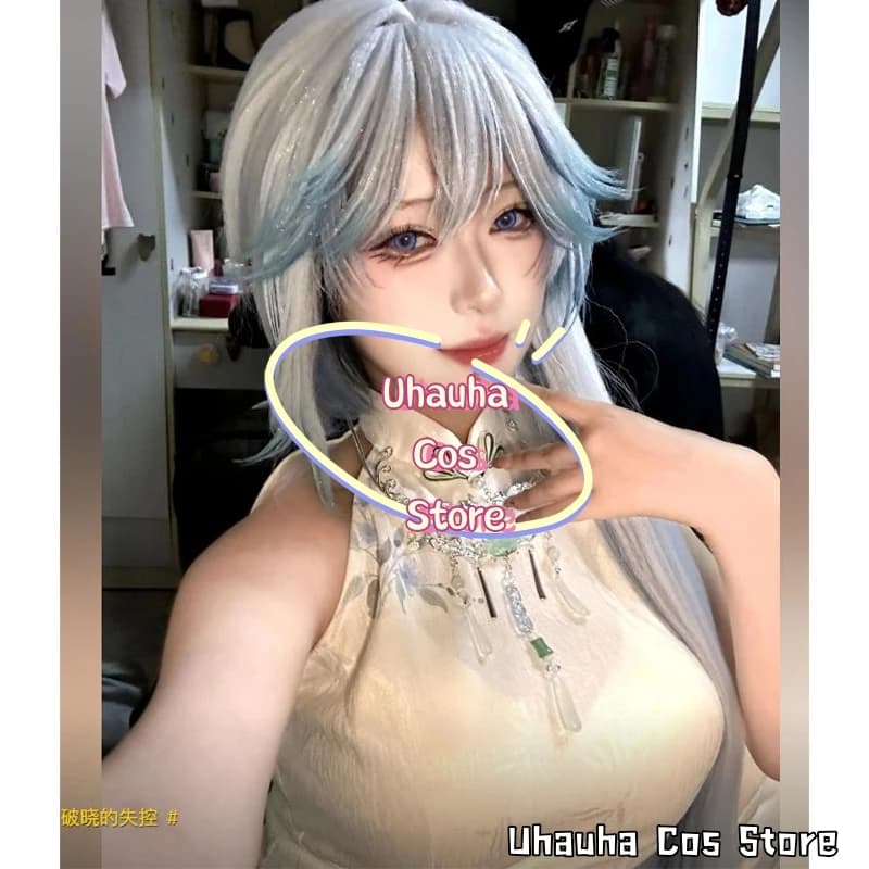 Costume Cosplay Uhauha Cos*/Honkai Star Rail Yaoguang, Set Vestito Sexy per Tea Party, Outfit da Personaggio Anime per Donne, per Halloween