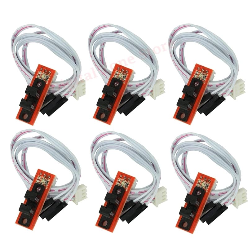 6Pcs Red Optical Endstop Switch RepRap Mendel Prusa RAMPS 1.4 for 3D Arduino Printer