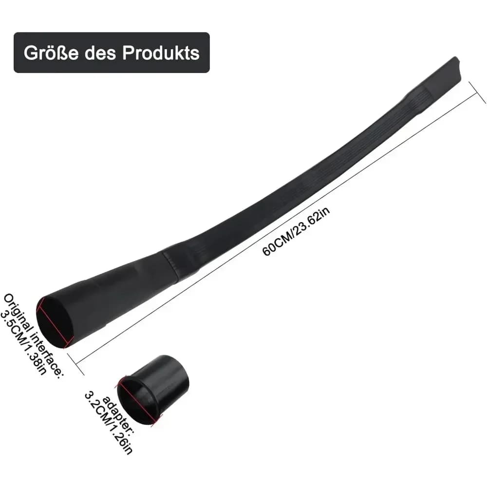 2025 NEW 35mm-32mm Tube Adapter for vacuum cleaner Replacement door Durable Black Lance Bushing Accessories Kit Flexible Angle New
