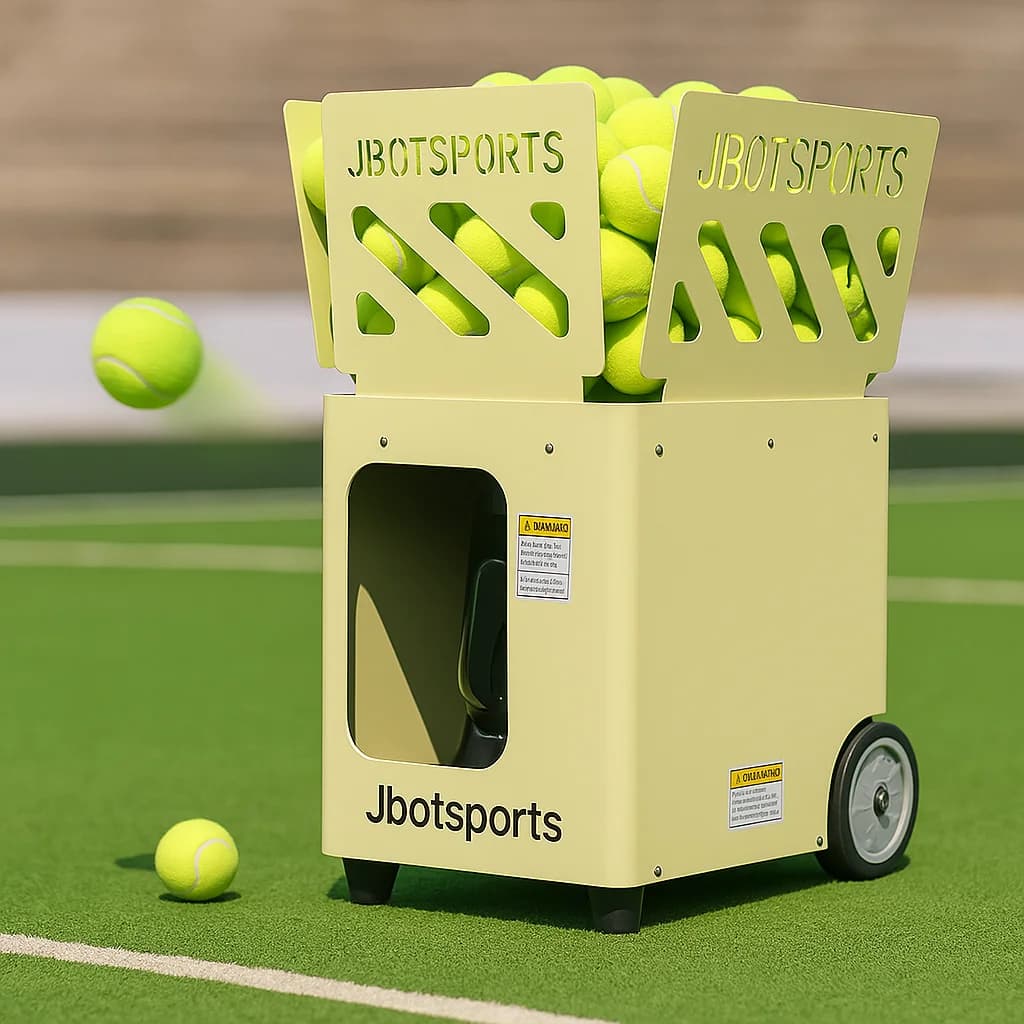 Portable Professional Dual Sport Training Equipment Adjustable Ball Speed and Frequency Tennis Ball Machine