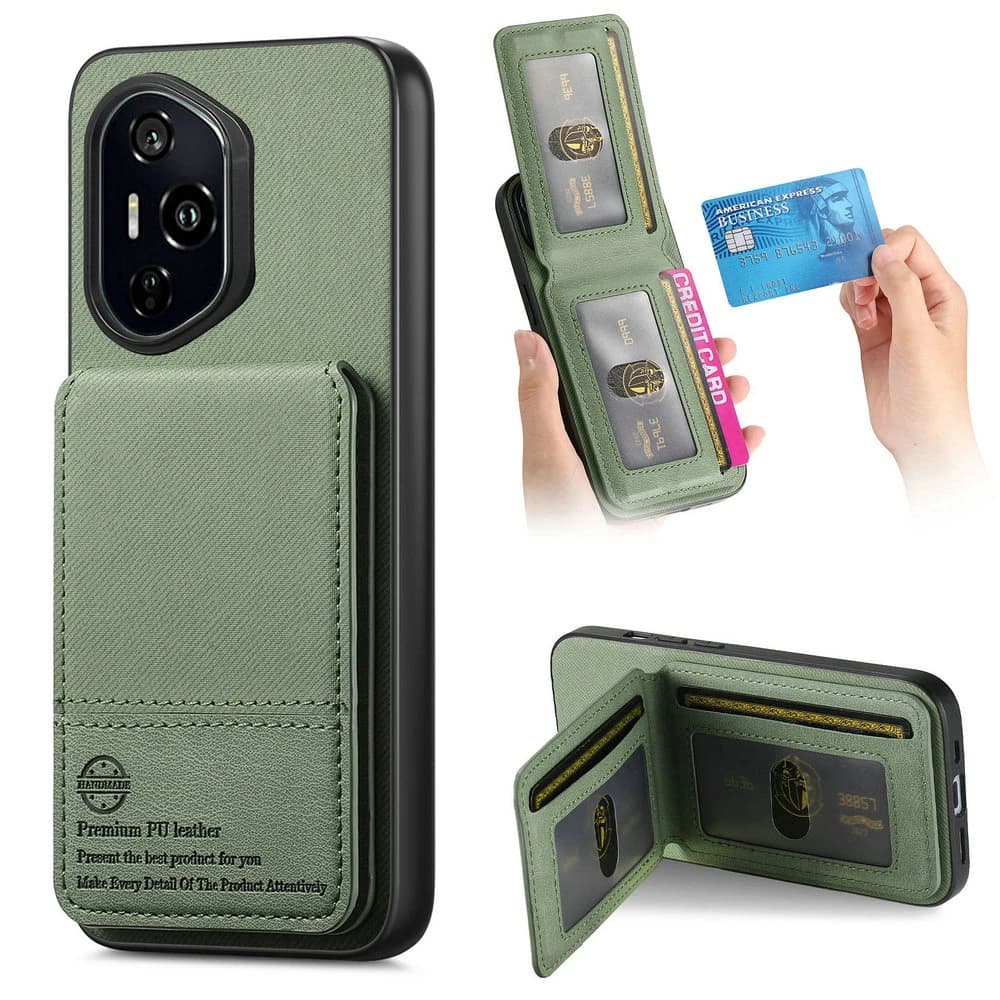 Honor 400 Pro 200 Lite 5G Carta RFID Custodia in pelle Fonda Honor 400 Pro Supporto per telefono Pannello posteriore Honor 500 Pro 400 Smart 300 Ultra