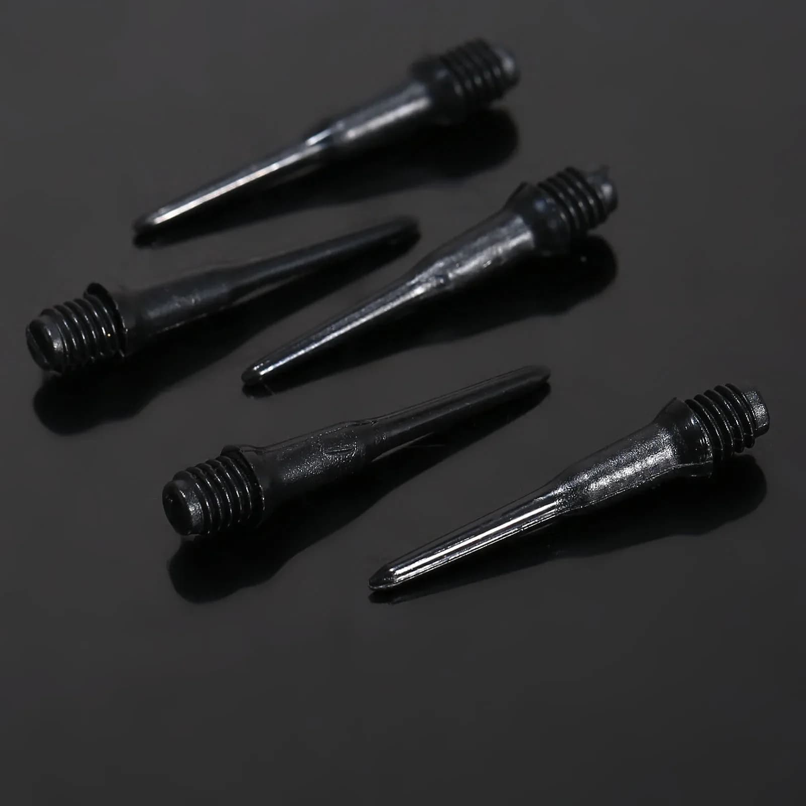 1 set (50 pezzi) punte per freccette con ago corto e morbido, diametro filettatura 4,5 mm. Punti tozzi Aste Voli Sicurezza Freccette in plastica Accessori Dardos