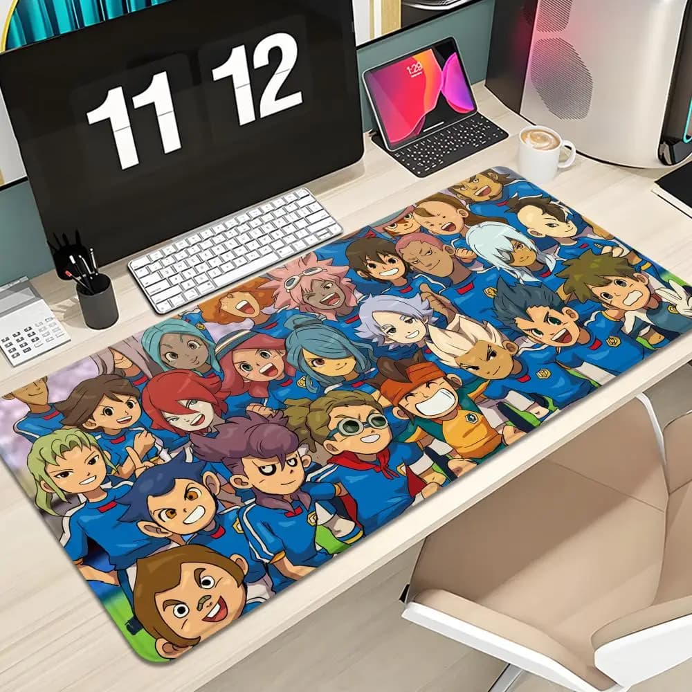 Inazuma Eleven GO Mouse Pad Keyboard Mousepad large 600X300 mm Desk Mat PC Gaming High definition printing Table pad