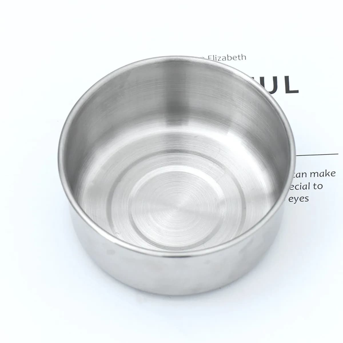 Stainless Steel Hanging Pet Food Water Bowl Durable Crate Cage Bird Parrot Feeding Dish Rust Resistant Dishwasher Safe