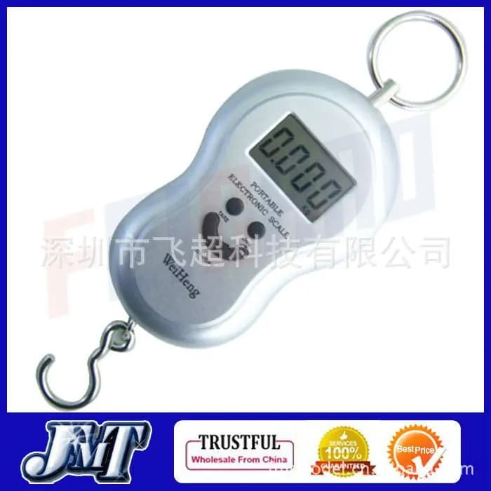 10Pcs gourd scale portable electronic scale weighing 5G-10KG spring mini express scale luggage portable