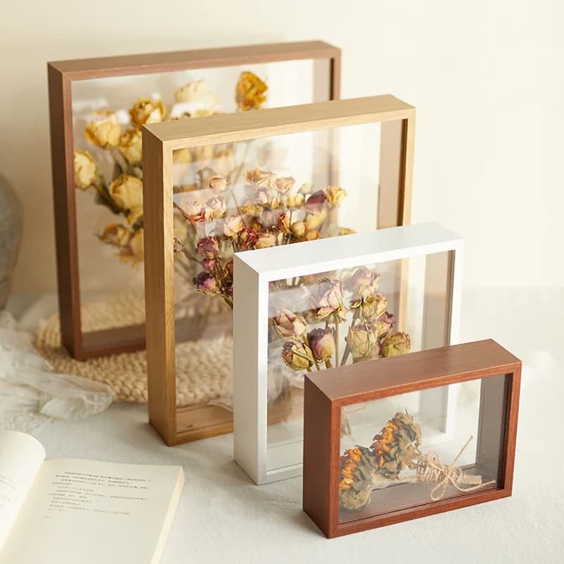 4cm Deep Shadow Box Frames Bouquet Display Flower Case Deep for Crafts 3D Picture Memory cornice per foto trasparente