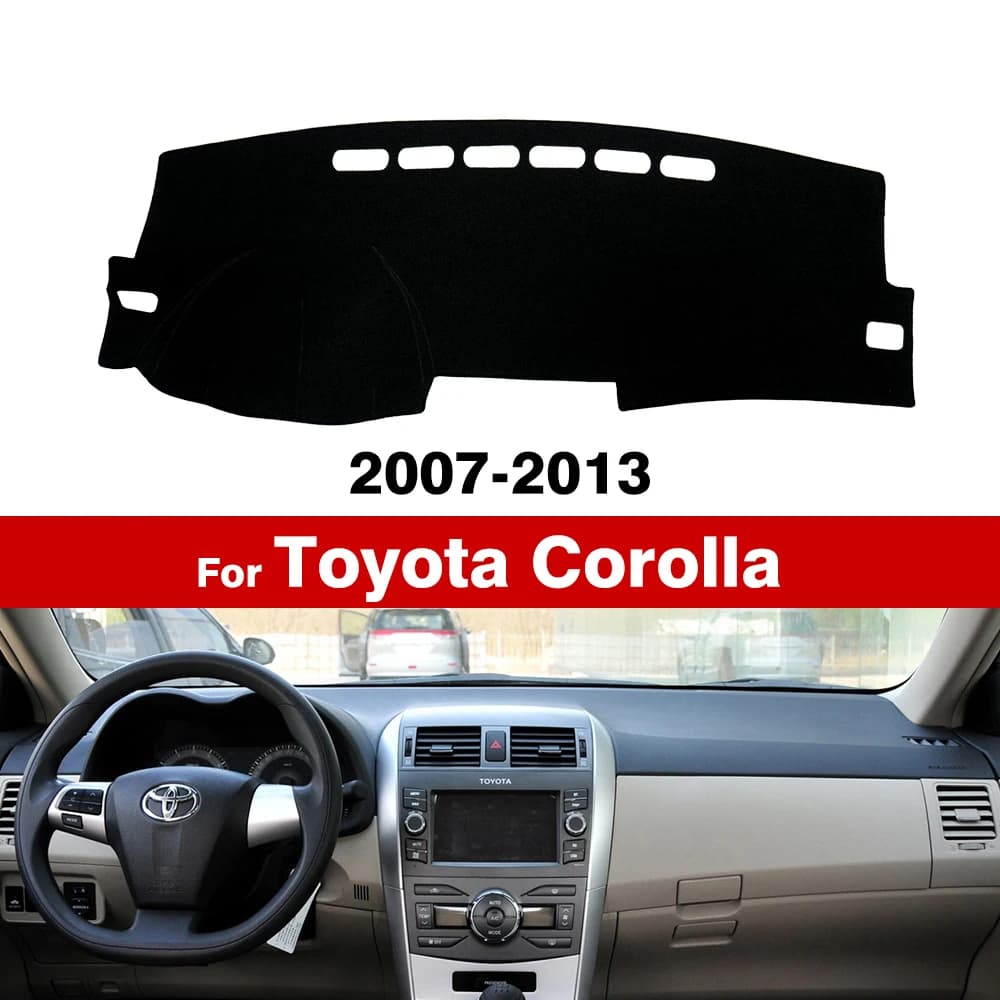 Per Toyota Corolla 2007 2008 2009 2010 2011 2012 2013 Dash Zerbino Parasole Anti-Uv Tappeti Accessori Auto Cruscotto Copertura