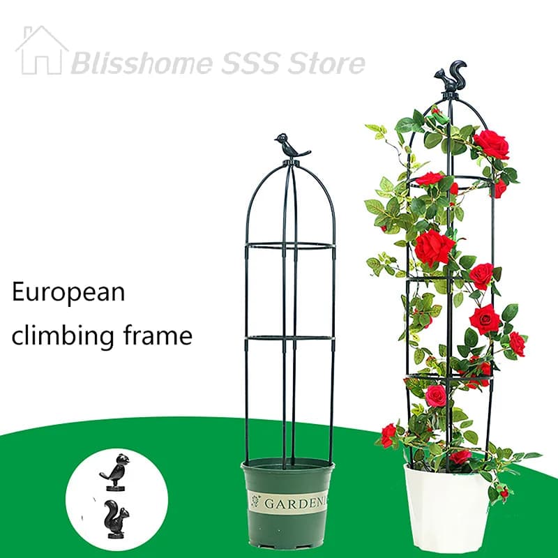 Set di 1 traliccio per piante rampicanti, gabbie di supporto da giardino per fiori e piante, telaio di supporto per traliccio, traliccio fai da te per rampicanti, supporto per vasi di fiori e piante rampicanti