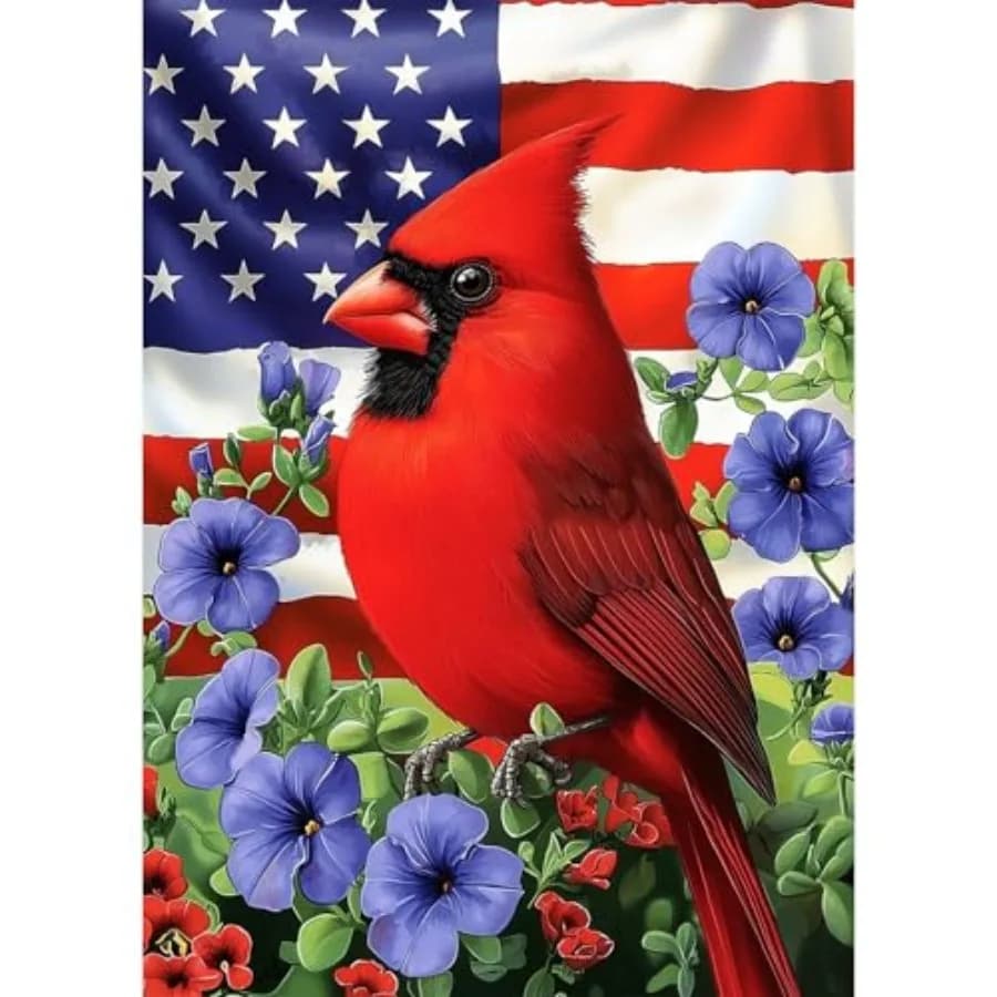 Independence Day Diamond Art Kits for Adults Beginner, 4th of July US 5D Diamond Painting Kit, Full Drill Gem Art DIY Paint by