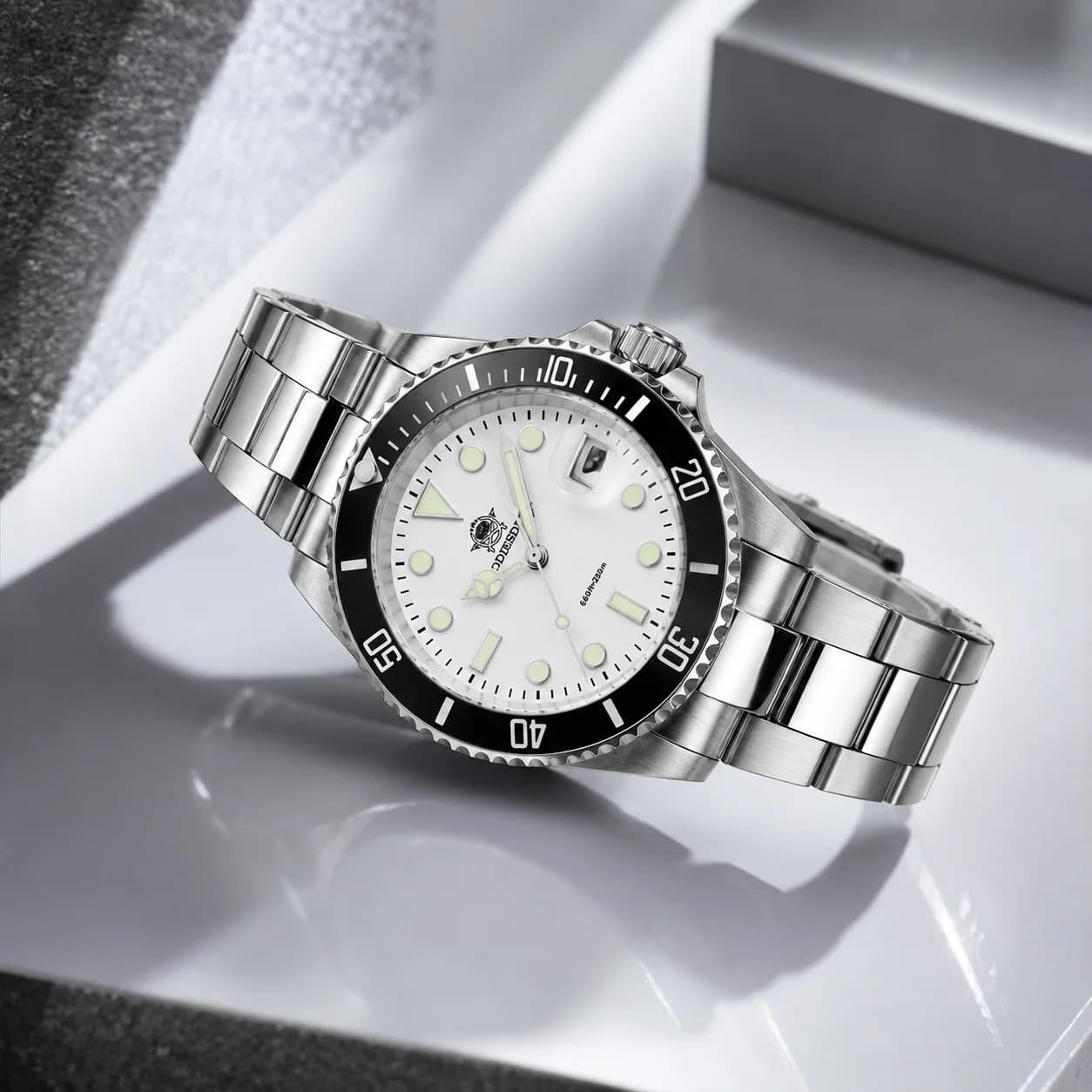 ADDIESDIVE Quartz Watches For Man Luxury 41mm Luminous Ceramic Bezel Famous Brand Watch 200m Waterproof Diving Sports Watches