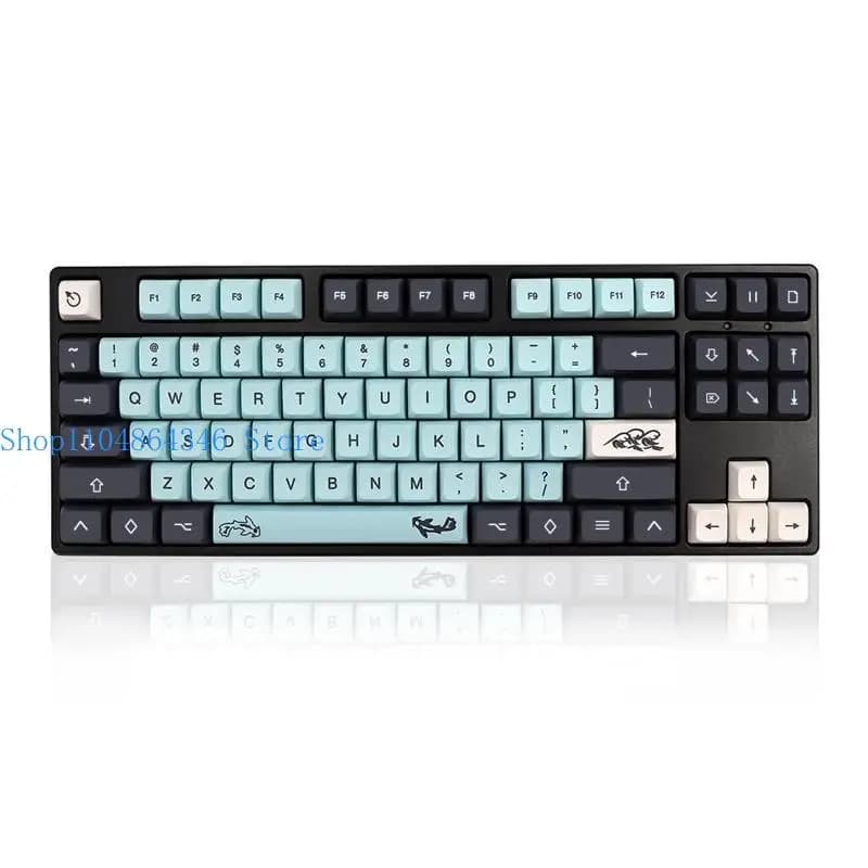 652F PBT Keycaps XDA Ladder Layout 132-Key 5 Sides Dye Sublimation Keycap Set for / / Mechanical Keyboard