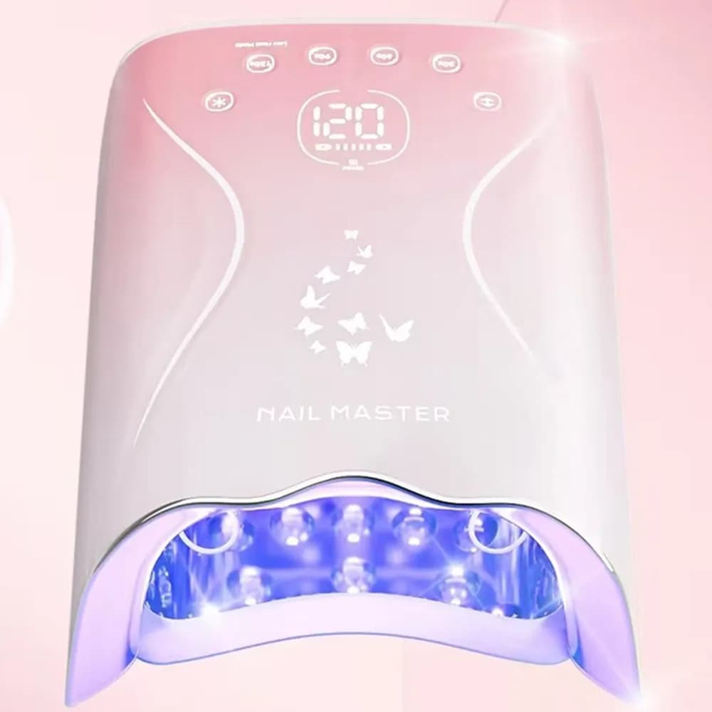 Nuova serie Butterfly 115W ricaricabile LED UV gel lampada per unghie sfumatura di colore 45 perline asciugatrice professionale senza fili