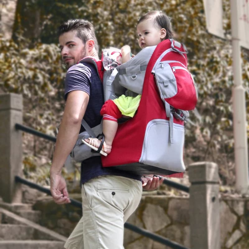 Borsa pieghevole per marsupio da esterno avvolgente per borsa con sgabello in vita per bambini sedia posteriore multifunzionale portatile con cinturino da trekking