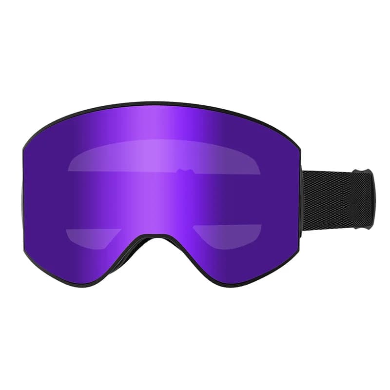 Occhiali da sci magnetici transfrontalieri, occhiali da sci antiappannamento a doppio strato, occhiali da sci antivento per adulti, alpinismo all'aperto