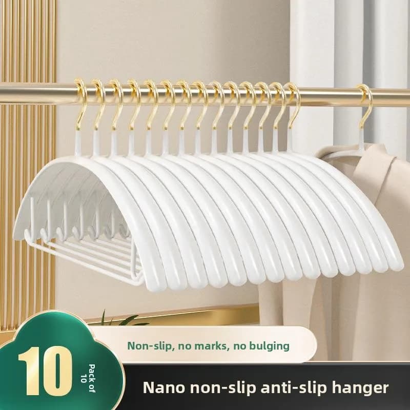 Luxury Clothes Hanger Home Use No Trace Anti-Slip Children's Wardrobe Clothes Drying Rack Shoulder Angle Bag Free