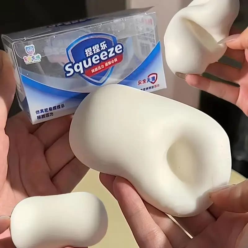 Simulation Soap Squeeze Toy Soft TPR Slow Rebound Fidget Toy Anti-Stress for Kids Home Play Party Bag Fillers