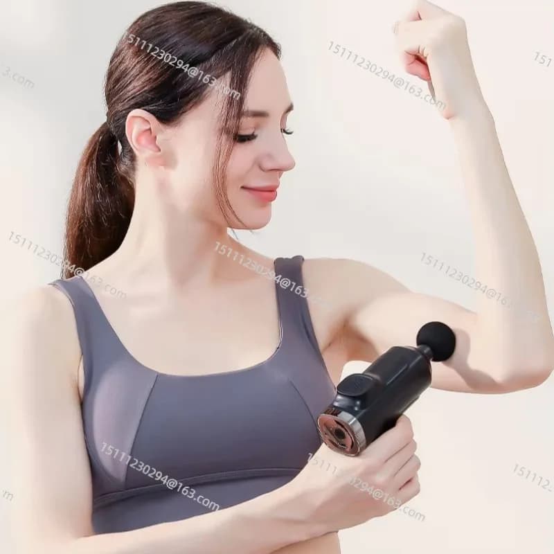 Multifunctional massage gun, professional massager for muscle relaxation to relieve back and neck pain