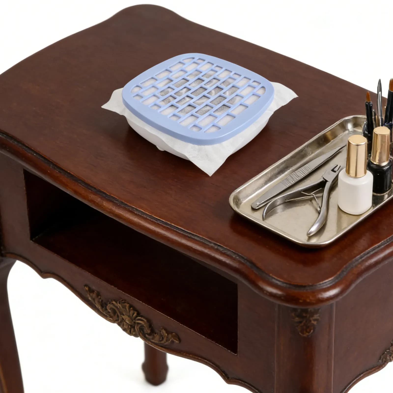 Aspiratore Elettrico per Polvere di Unghie Silenzioso 2.5W, Ventilatore Portatile con Filtro per Manicure e Pedicure, Uso Professionale e Domestico