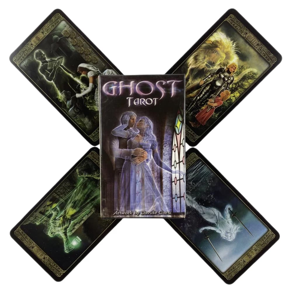 Carte dei tarocchi fantasma Un mazzo da 78 Oracle English Visions Divination Edition Borad Giocando a giochi